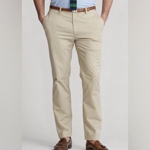 Polo Ralph Lauren slim fit stretch chino pants khaki tan size 36x34